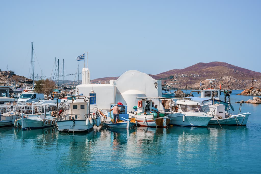 Naoussa is one of the best places to visit in Paros by car.