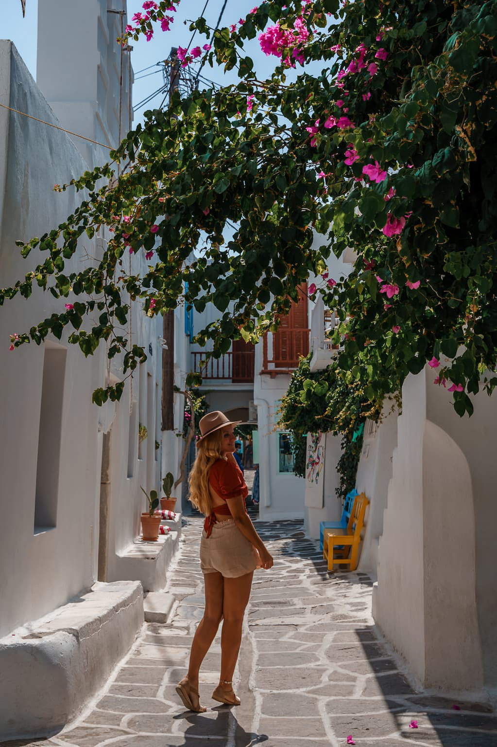 Old Town in Naoussa Paros.