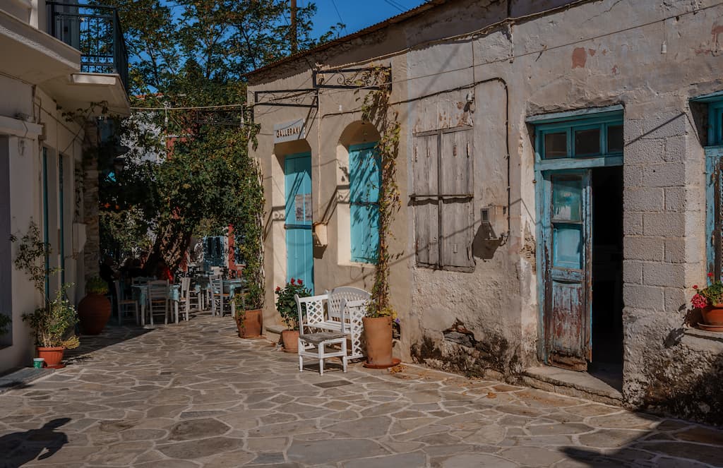 Renting a car in Naxos will give you the freedom to visit rauthentic places such as Halki.