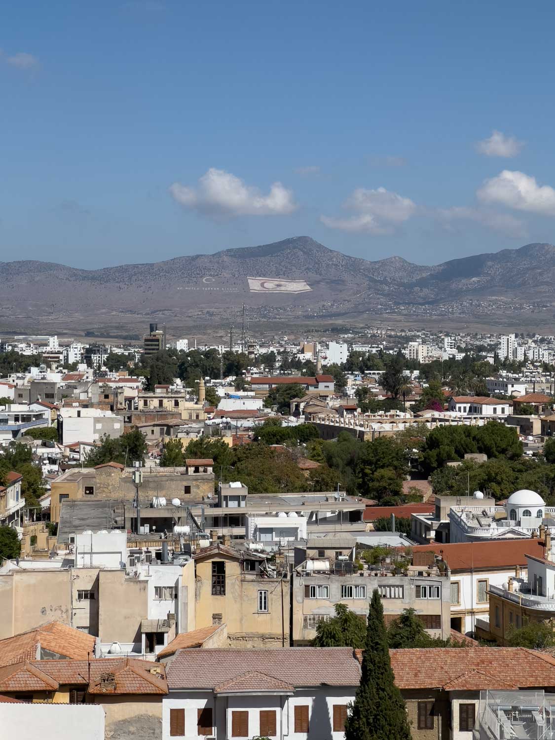 view of North Cyprus from the Shacolas Tower