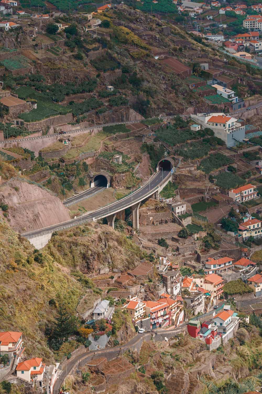 Roads in Madeira.